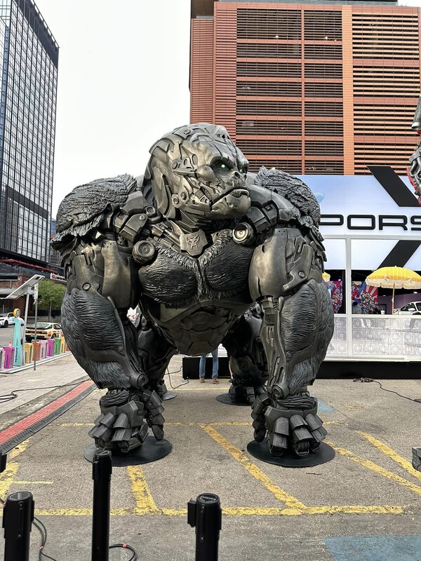 SXSW 2023 Rise Of The Beasts Optimus Prime & Primal Porsche Booth Image  (6 of 6)